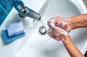 gründlich Hände waschen